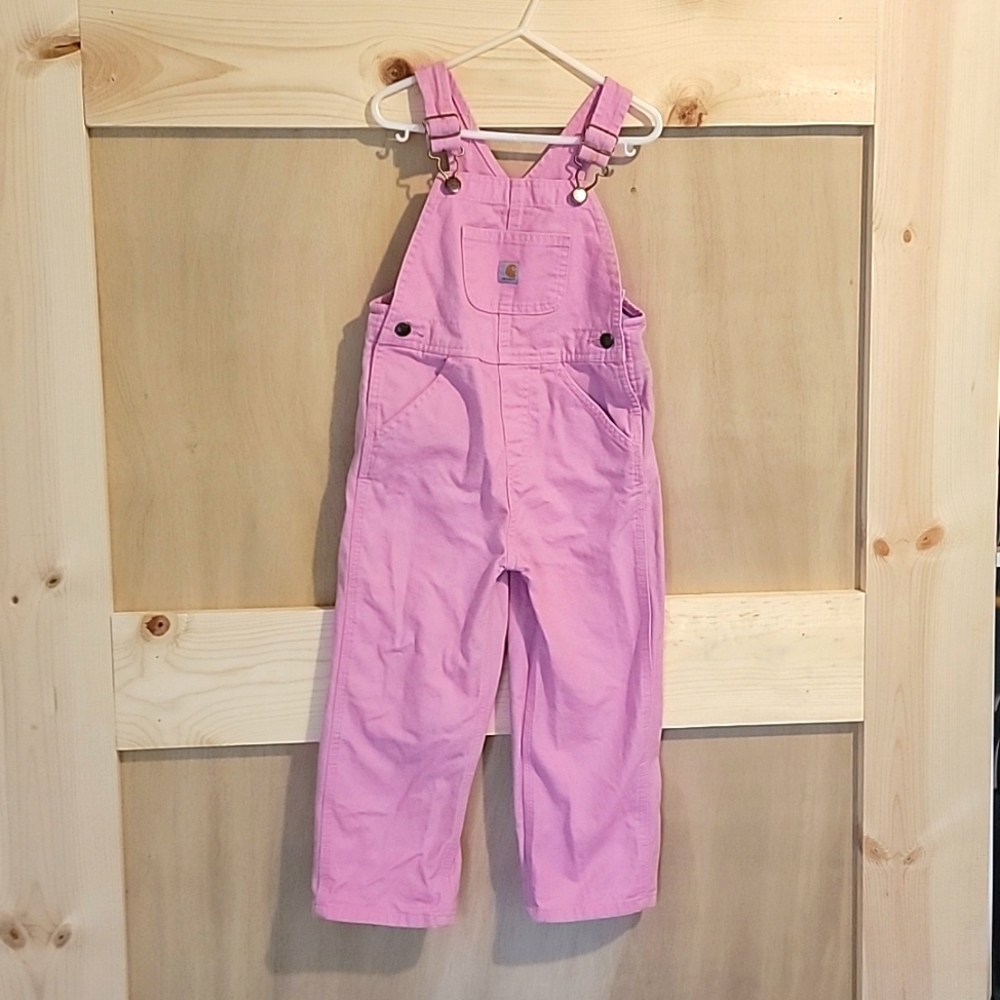 Carhartt Pink 4T Overalls